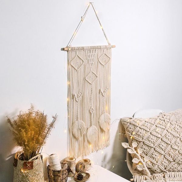tapestries macrame woven wall hanging boho home chic bohemian geometric art decor - beautiful apartment bedroom dorm room decoration gift
tapestries macrame woven wall hanging boho home chic bohemian geometric art decor - beautiful apartment bedroom dorm room decoration gift