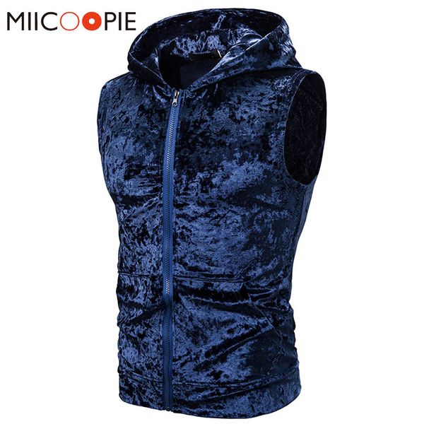 men hoodies sleeveless shiny velvet zipper workout fitness shirts vest bodybuilding hooded hip hop streetwear tank xxl kg-59, Black
men hoodies sleeveless shiny velvet zipper workout fitness shirts vest bodybuilding hooded hip hop streetwear tank xxl kg-59, Black