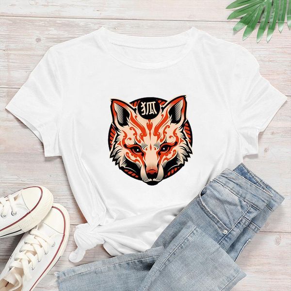 handsome fox ghost mask women t shirt graphic cool versatile oversize streetwear kawaii loose refreshing, White
handsome fox ghost mask women t shirt graphic cool versatile oversize streetwear kawaii loose refreshing, White