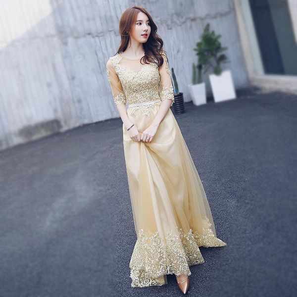 spring lady exquisite appliques gown elegant o-neck half sleeve lace tailing skirt bridesmaid wedding party dresses xs-xxl ethnic clothing, Red
spring lady exquisite appliques gown elegant o-neck half sleeve lace tailing skirt bridesmaid wedding party dresses xs-xxl ethnic clothing, Red