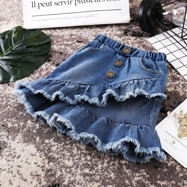emmababy toddler kids girls blue denim mini skirt ruffles button fashion jean casual summer skirts
emmababy toddler kids girls blue denim mini skirt ruffles button fashion jean casual summer skirts