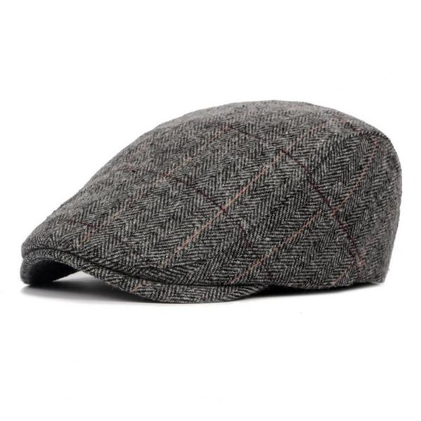 berets fashion sboy beret caps advanced flat british western style button design men striped hat streetwear, Blue;gray
berets fashion sboy beret caps advanced flat british western style button design men striped hat streetwear, Blue;gray