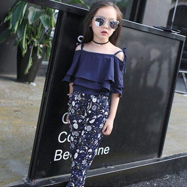 2021 summer kids clothes girls sets toddler baby off shoulder t-shirt +floral pants outfits set casual ruffle girls clothing, White
2021 summer kids clothes girls sets toddler baby off shoulder t-shirt +floral pants outfits set casual ruffle girls clothing, White