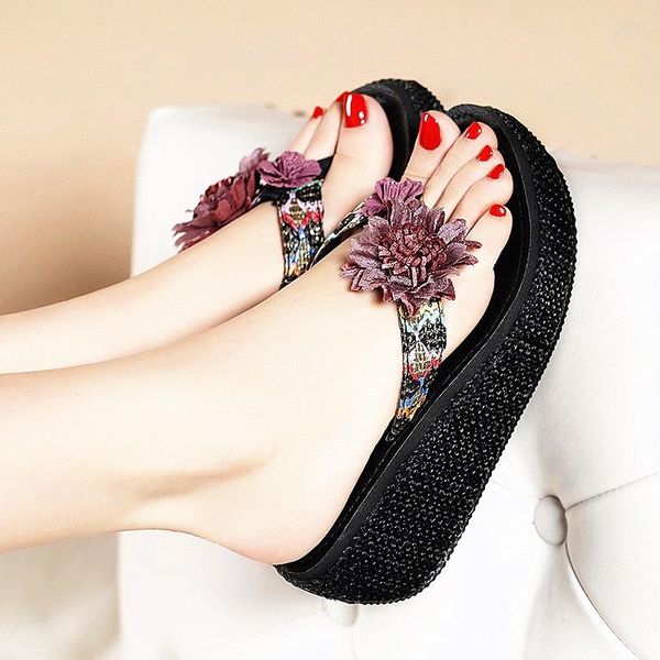 slippers ariari women ladies fashion wedges flower causal beach slipper shoes sandals summer female 2021 flip flops, Black
slippers ariari women ladies fashion wedges flower causal beach slipper shoes sandals summer female 2021 flip flops, Black