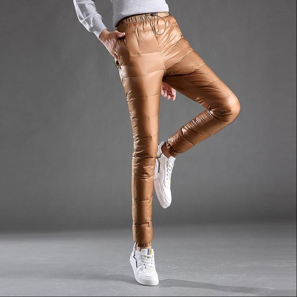 winter packable down double padded women capri pencil slim elastic thick 80% duck trousers ladies pt 150, Black;white
winter packable down double padded women capri pencil slim elastic thick 80% duck trousers ladies pt 150, Black;white