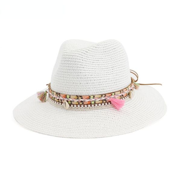 wide brim hats 2021 fashion style straw sun hat white panama beach womens summer caps sombrero female fedora casual ladies chapeau, Blue;gray
wide brim hats 2021 fashion style straw sun hat white panama beach womens summer caps sombrero female fedora casual ladies chapeau, Blue;gray