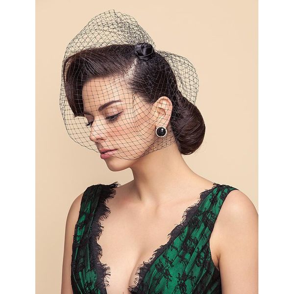 bridal veils lan ting bride acessrios do partido vu ruge outros v-us de birdcage festa / noite frias tema clssico material, Black
bridal veils lan ting bride acessrios do partido vu ruge outros v-us de birdcage festa / noite frias tema clssico material, Black
