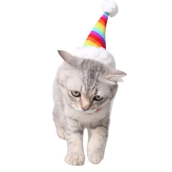 christmas pet hat santa claus small puppy cat dog holiday costume rainbow headband for party costumes
christmas pet hat santa claus small puppy cat dog holiday costume rainbow headband for party costumes