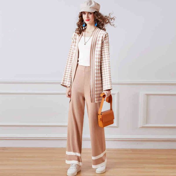 pant arrival winter shirt pants of two female parts houndstooth lace-up knit cardigan coat and long leg joint lwxl, White
pant arrival winter shirt pants of two female parts houndstooth lace-up knit cardigan coat and long leg joint lwxl, White