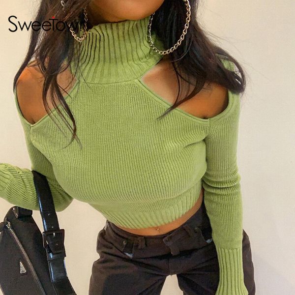 sweetown cut out woman tshirts y2k aesthetic ribbed knitted 90s backless lace up turtleneck long sleeve autumn tees, Black;white
sweetown cut out woman tshirts y2k aesthetic ribbed knitted 90s backless lace up turtleneck long sleeve autumn tees, Black;white