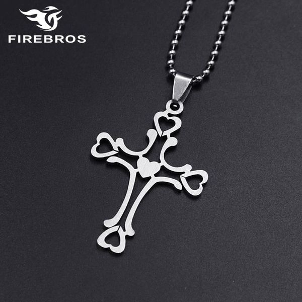 pendant necklaces firebros 20/24" chain silver color stainless steel heart cross necklace men women jewelry gift accessorries drop
pendant necklaces firebros 20/24" chain silver color stainless steel heart cross necklace men women jewelry gift accessorries drop