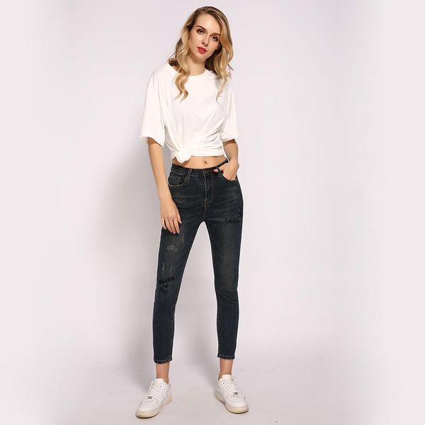 women's jeans me&ski skinny woman high waist jean ankle length boyfriend for women, Blue
women's jeans me&ski skinny woman high waist jean ankle length boyfriend for women, Blue