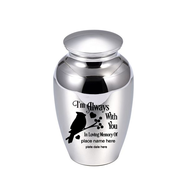 5 colors cremation urns pendant pets /human memorial mini ashes funeral urn commemorate the departed loved ones, Silver
5 colors cremation urns pendant pets /human memorial mini ashes funeral urn commemorate the departed loved ones, Silver