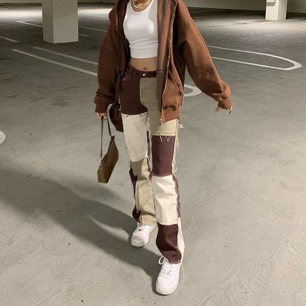 2011brown straight y2k jeans for girls female fashion patched women vintage denim pants 2021new high waisted trouser harajuku capris, Blue
2011brown straight y2k jeans for girls female fashion patched women vintage denim pants 2021new high waisted trouser harajuku capris, Blue