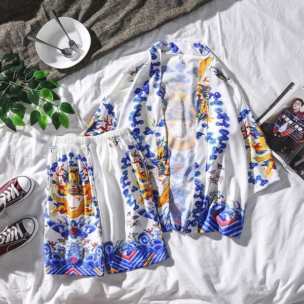 men's tracksuits summer printing suit fashion couple personality shirt cotton and linen spring pajamas home service t617, Gray
men's tracksuits summer printing suit fashion couple personality shirt cotton and linen spring pajamas home service t617, Gray
