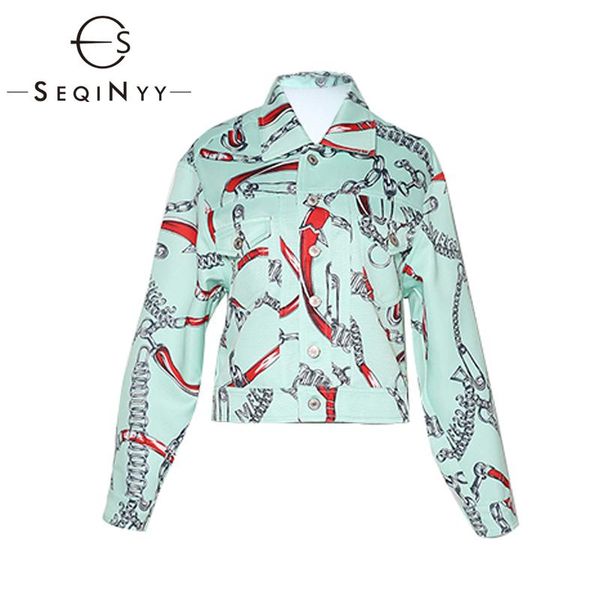 women's jackets seqinyy green denim jacket 2021 autumn spring fashion design long sleeve vintage printed short women, Black;brown
women's jackets seqinyy green denim jacket 2021 autumn spring fashion design long sleeve vintage printed short women, Black;brown