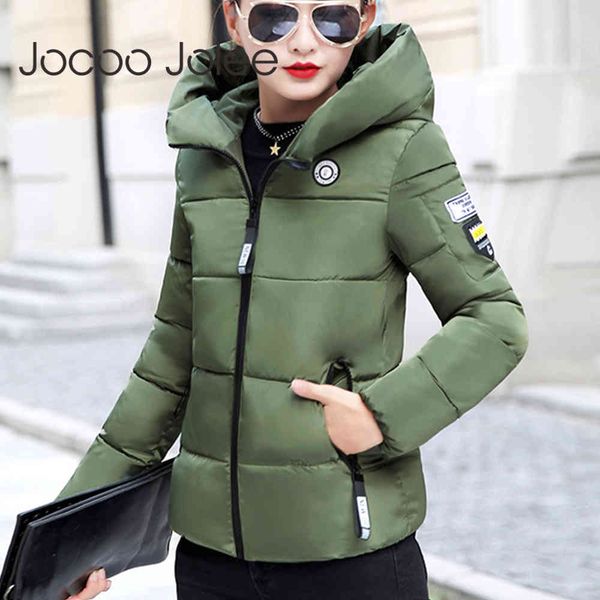 winter parkas women plus size 5xl coat jacket hooded thick warm short outerwear female slim cotton padded basic 210428, Black
winter parkas women plus size 5xl coat jacket hooded thick warm short outerwear female slim cotton padded basic 210428, Black