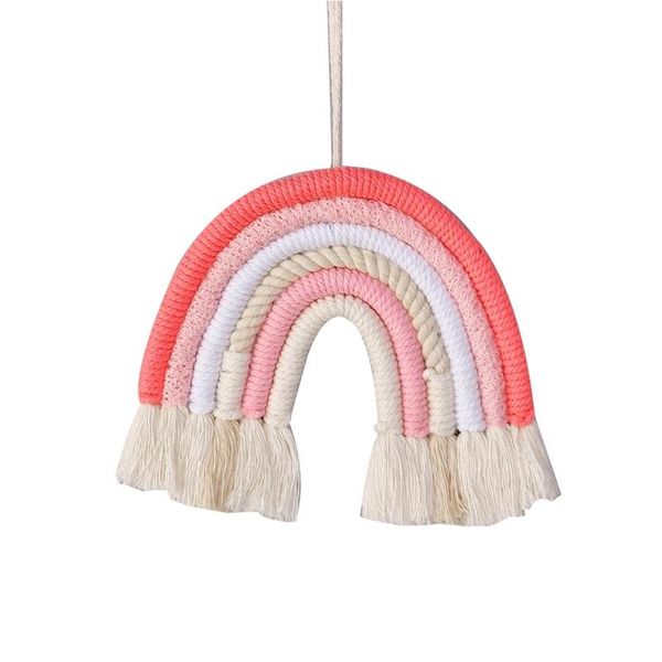 decorative objects & figurines nordic hand-woven macrame tapestry nursery room party ornaments accessories kids rainbow wall hanging decor l
decorative objects & figurines nordic hand-woven macrame tapestry nursery room party ornaments accessories kids rainbow wall hanging decor l