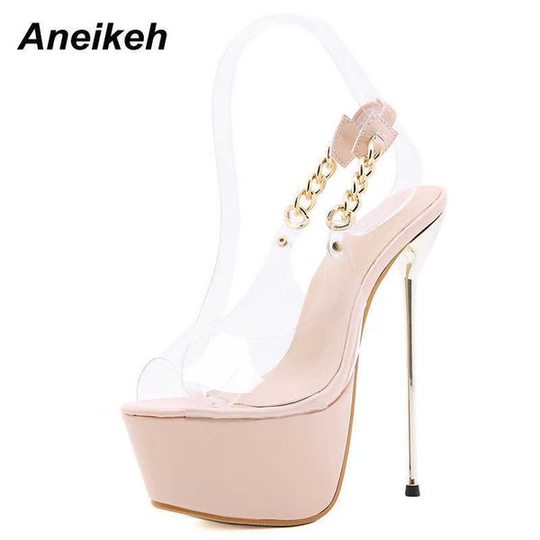 aneikeh women's pumps summer fashion leisure pvc metal decoratio wedding slingbacks ladies shoes 34-40 zapatos de mujer 210624, Black
aneikeh women's pumps summer fashion leisure pvc metal decoratio wedding slingbacks ladies shoes 34-40 zapatos de mujer 210624, Black