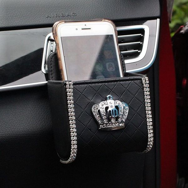 car organizer crystal diamond outlet air vent trash box for auto mobile phone holder pouch hanging storage bag styling
car organizer crystal diamond outlet air vent trash box for auto mobile phone holder pouch hanging storage bag styling