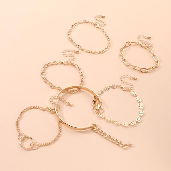link, chain states jewelry fashion multilayer network red tide in bracelet elements ins combination wind 6 piece suit, Black
link, chain states jewelry fashion multilayer network red tide in bracelet elements ins combination wind 6 piece suit, Black