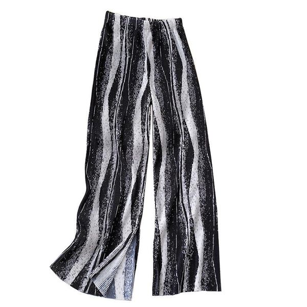 women's pants & capris water ripple loose casual trend wide-leg summer 2021 style thin drape side slit trousers woman, Black;white
women's pants & capris water ripple loose casual trend wide-leg summer 2021 style thin drape side slit trousers woman, Black;white