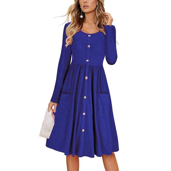 casual dresses v-neck pockets button dress women 2021 autumn midi shirt long sleeve a-line beach sundress ladies xxxl, Black;gray
casual dresses v-neck pockets button dress women 2021 autumn midi shirt long sleeve a-line beach sundress ladies xxxl, Black;gray