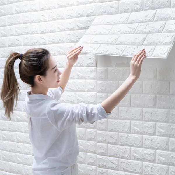 self adhensive 3d wall sticker thicken 4.5mm brick pattern roof decoration wallpaper living room decor foam waterproof wallpapers
self adhensive 3d wall sticker thicken 4.5mm brick pattern roof decoration wallpaper living room decor foam waterproof wallpapers