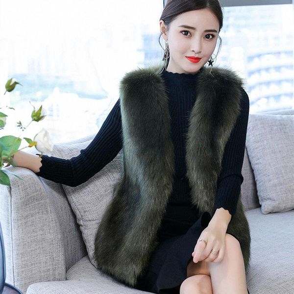 women's fur & faux 2021 spring women's fake vests female fashion ladies waistcoat solid color warm waistcoats q107, Black
women's fur & faux 2021 spring women's fake vests female fashion ladies waistcoat solid color warm waistcoats q107, Black