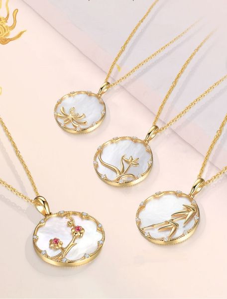 925 sterling silver flower necklace pendant charm vintage classic simple pearl crystal rhinestone fine jewelry collares no fade
925 sterling silver flower necklace pendant charm vintage classic simple pearl crystal rhinestone fine jewelry collares no fade