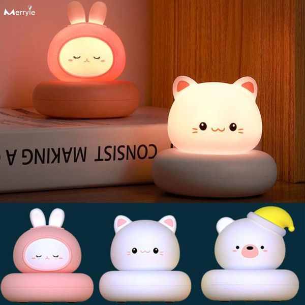 night lights cute cartoon animal baby sleeping light touch sensor dimmable table lamp for bedroom usb reharge bear duck cat
night lights cute cartoon animal baby sleeping light touch sensor dimmable table lamp for bedroom usb reharge bear duck cat