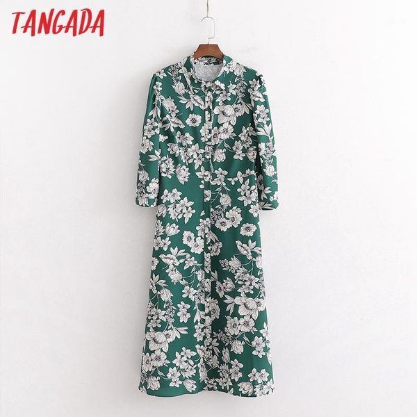 tangada 2021 fashion women green flowers print shirt dress office ladies midi 1d202 casual dresses, Black;gray
tangada 2021 fashion women green flowers print shirt dress office ladies midi 1d202 casual dresses, Black;gray
