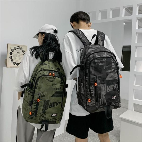 school bags fashion men's backpack trendy camouflage bag for boys girls nylon large-capacity student shoulder travel backpacks
school bags fashion men's backpack trendy camouflage bag for boys girls nylon large-capacity student shoulder travel backpacks