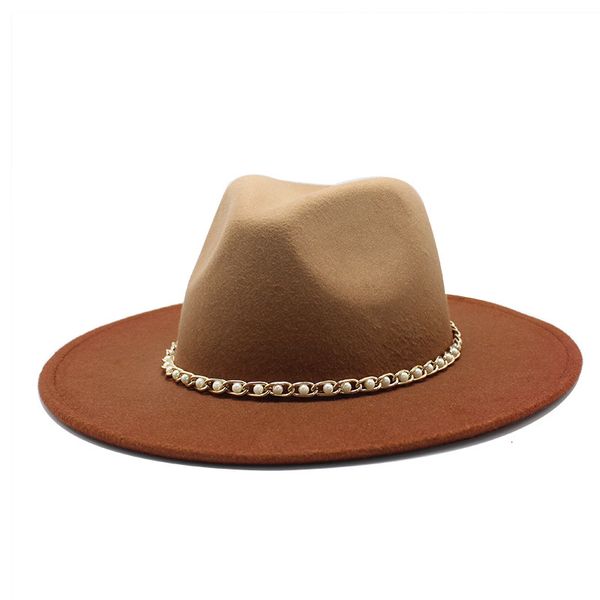 berets wide brim wool fedora hat for women wool felt hats men fall winter 2-color gradient panama gamble jazz cap c11l, Blue;gray
berets wide brim wool fedora hat for women wool felt hats men fall winter 2-color gradient panama gamble jazz cap c11l, Blue;gray