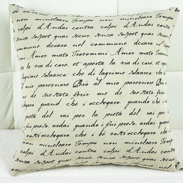 cushion/decorative pillow style english letter decorative throw pillows linen cotton cushion creative decoration for sofa 43x43cm cojines co
cushion/decorative pillow style english letter decorative throw pillows linen cotton cushion creative decoration for sofa 43x43cm cojines co