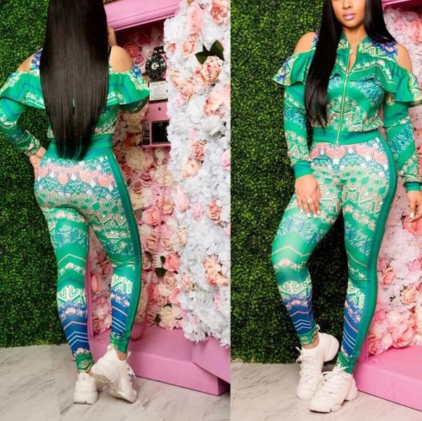 women's two piece pants sets women outfits matching short jackets coat long green print 2021 autumn fall fashion, White
women's two piece pants sets women outfits matching short jackets coat long green print 2021 autumn fall fashion, White
