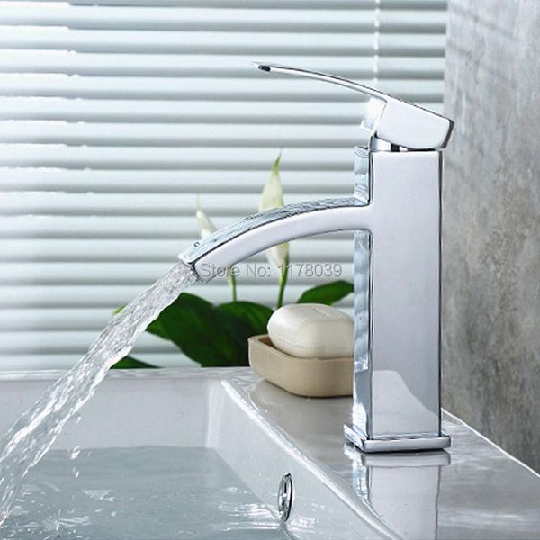 bathroom sink faucets waterfall faucet,all copper and cold mixer tap,polished brass single hole handle faucets,j16997
bathroom sink faucets waterfall faucet,all copper and cold mixer tap,polished brass single hole handle faucets,j16997