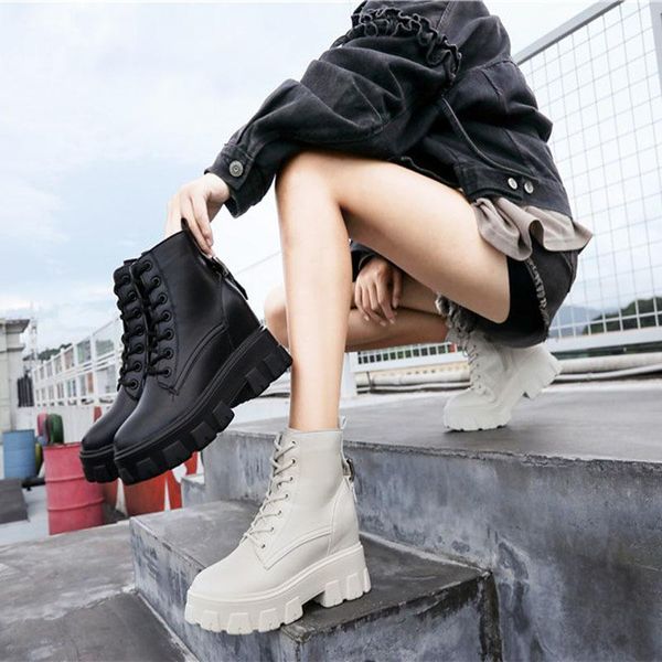 boots sole short boots, small size women's inner high shoes for students, Black
boots sole short boots, small size women's inner high shoes for students, Black