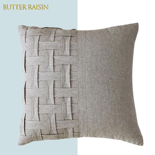 cushion/decorative pillow plain cushion cover plaid stitching cotton linen pillowcases solid color sofa covers decorative home decor
cushion/decorative pillow plain cushion cover plaid stitching cotton linen pillowcases solid color sofa covers decorative home decor