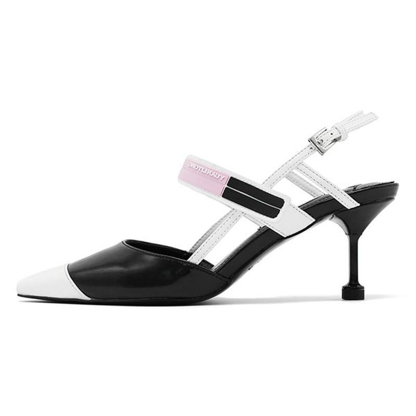 summer sandals gladiator women stripe patchwork elastic strappy point toe slingback high heel shoes woman 6cm, Black
summer sandals gladiator women stripe patchwork elastic strappy point toe slingback high heel shoes woman 6cm, Black