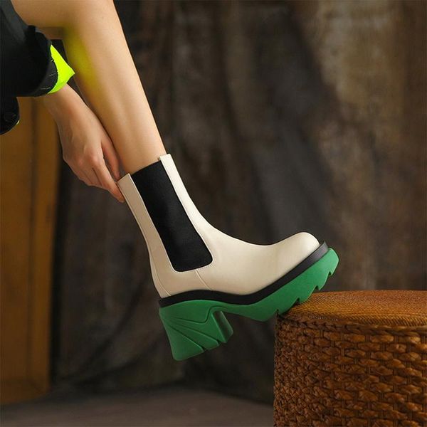 boots 2021 autumn winter couple punk socks shoes women thick-soled gothic platform casual high heels ankle botas de mujer, Black
boots 2021 autumn winter couple punk socks shoes women thick-soled gothic platform casual high heels ankle botas de mujer, Black