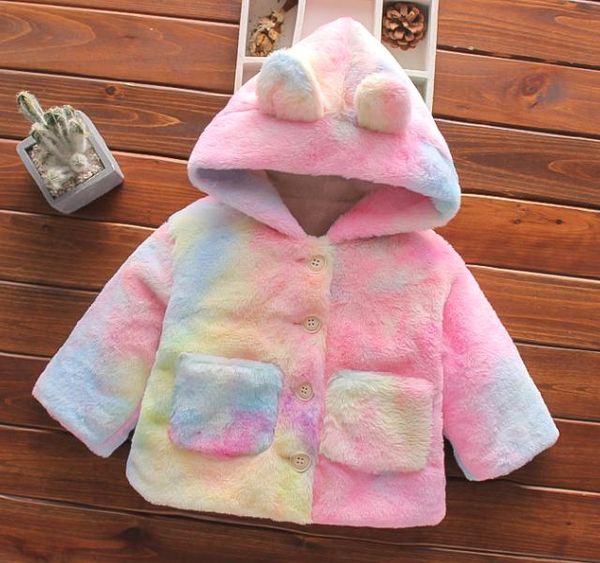 down coat 0-5years winter baby girls clothes faux fur fleece show jacket hooded tie-dyed ears children's outerwear, Blue;gray
down coat 0-5years winter baby girls clothes faux fur fleece show jacket hooded tie-dyed ears children's outerwear, Blue;gray