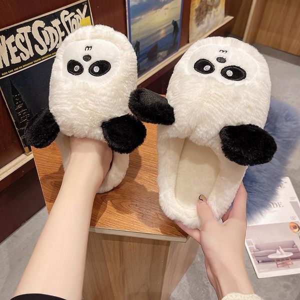slippers 2021 female winter plush warm men floor animated cartoon indoor shoes cute funny flat woman, Black
slippers 2021 female winter plush warm men floor animated cartoon indoor shoes cute funny flat woman, Black