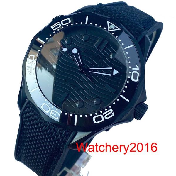 wristwatches 41mm black dial sapphire crystal stainless steel case luminous hands nh35 miyota 8215 automatic men's watch rubber strap, Slivery;brown
wristwatches 41mm black dial sapphire crystal stainless steel case luminous hands nh35 miyota 8215 automatic men's watch rubber strap, Slivery;brown