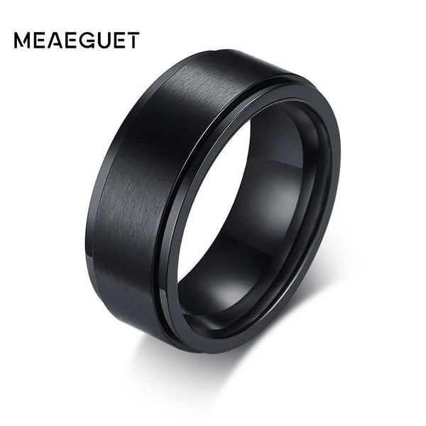 wedding rings 8mm black spinner ring for men brands engagement stainless steel anel bague aneis anillos male gifts us size 8 13, Slivery;golden
wedding rings 8mm black spinner ring for men brands engagement stainless steel anel bague aneis anillos male gifts us size 8 13, Slivery;golden