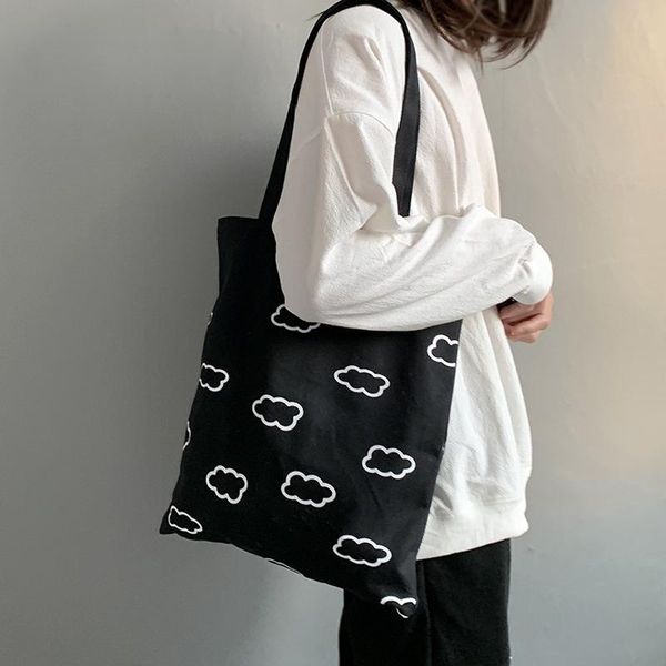 evening bags women canvas shopping clouds printing tote casual eco cotton cloth shoulder shopper bag for girls handbags fashion
evening bags women canvas shopping clouds printing tote casual eco cotton cloth shoulder shopper bag for girls handbags fashion