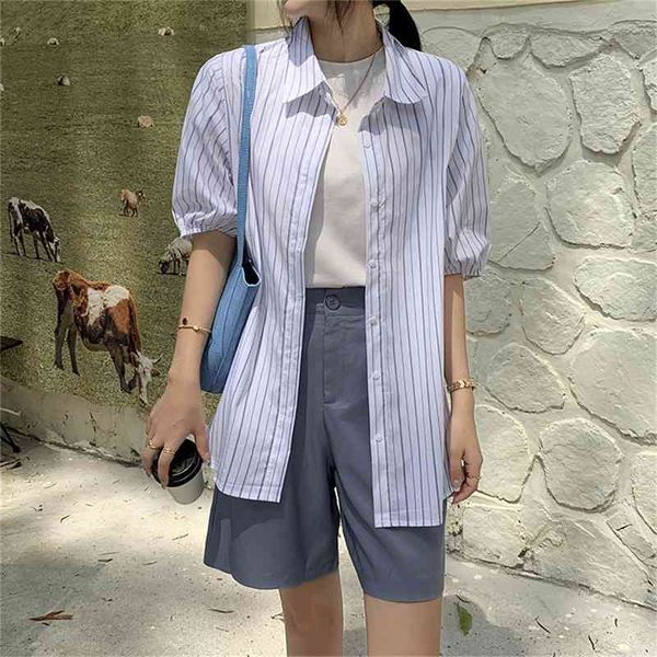 women's blouses & shirts casual brief geometric gentle oversize summer striped streetwear femme loose chic short sleeve work, White
women's blouses & shirts casual brief geometric gentle oversize summer striped streetwear femme loose chic short sleeve work, White