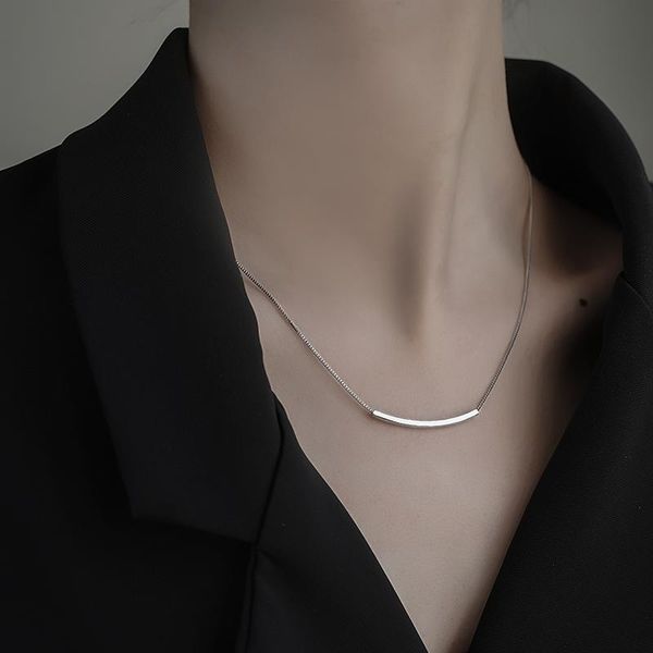 pendant necklaces u-shaped necklace women's simple and versatile personality clavicle chain temperament box fashion, Silver
pendant necklaces u-shaped necklace women's simple and versatile personality clavicle chain temperament box fashion, Silver