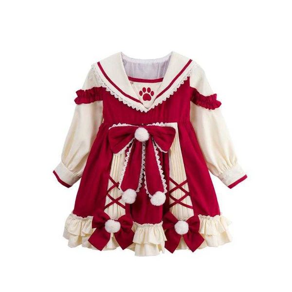 baby girls lolita vintage dress autumn kids princess infant dresses birthday baptism ball gowns children boutique clothes 210615, Red;yellow
baby girls lolita vintage dress autumn kids princess infant dresses birthday baptism ball gowns children boutique clothes 210615, Red;yellow