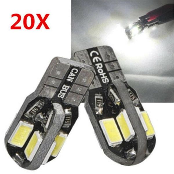 emergency lights 20pcs led car interior bulb canbus error t10 white 5730 8smd 12v side wedge light lamp auto style
emergency lights 20pcs led car interior bulb canbus error t10 white 5730 8smd 12v side wedge light lamp auto style